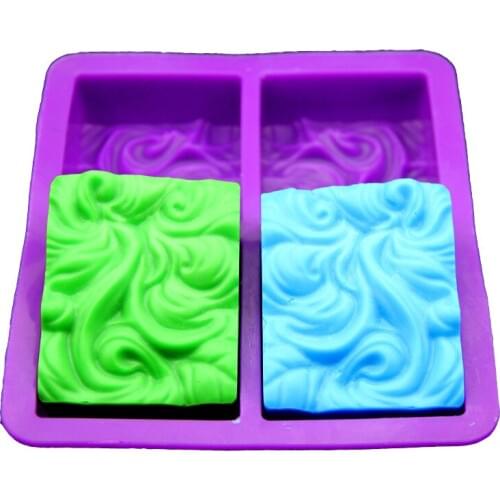 Ocean Wave Soap Mold Sea Wave Silicone Cake Baking Pan Jelly Pudding Mousse Mould Nautical Handmade Cloud Cold Process Soap Mold