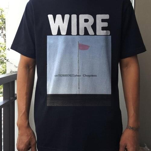 Wire tshirt pink flag