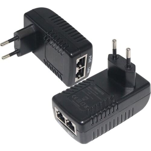 POE Power Supply DC48V 0.5A Adapter POE Injector for CCTV IP camera system EU/US Optional