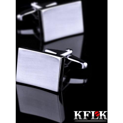 KFLK 2020 Luxury shirt cufflinks for mens Brand cuff buttons cuff link High Quality Cambered gemelos abotoadura Jewelry