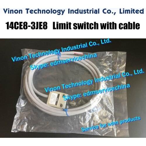 14CE83JE8 edm Limit switch with cable (Made in Japan) 3A-250VAC for Makino U series Wire EDM Machines 14CE8-3JE8 micro switch