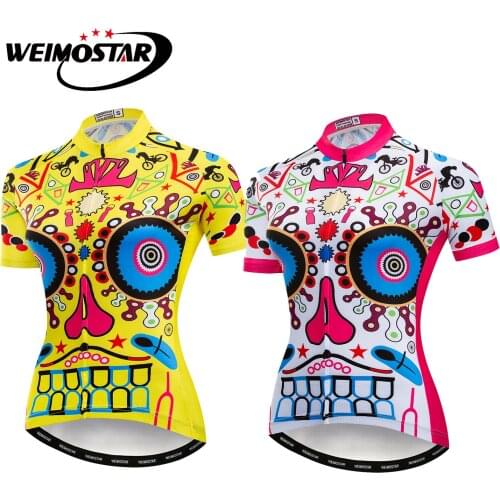 Weimostar Summer Outdoor Sports Cycling Jersey Wear Women ropa ciclismo MTB bike jersey shirts Maillot Bicycle Clothing