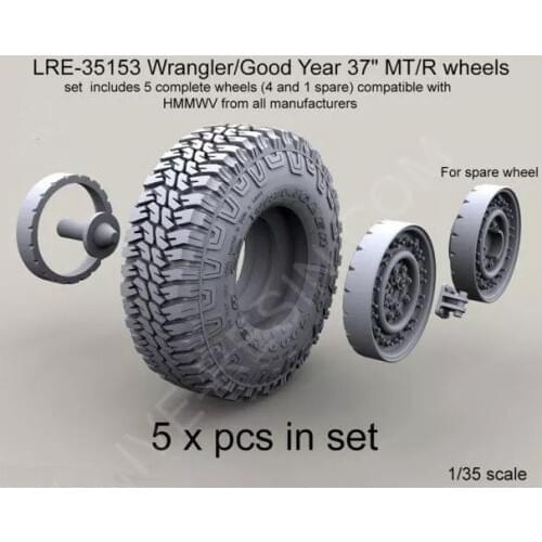 1/35 scale US Hummer Tire miniatures Resin Model Kit Model Free Shipping