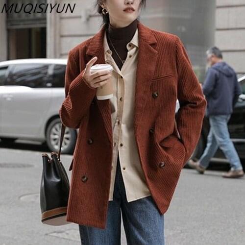 Женские двубортные пиджаки Muqisiyun China At AliExpress