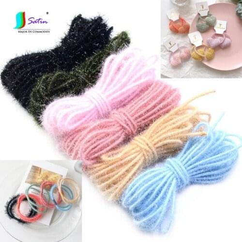 25m High Quality Candy Color 2.5mm Elastic Bright Silk Elastic Band Hand DIY Hair Circle Clothes Backpack Sewing Elastic Band