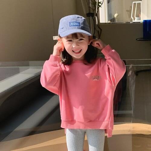 Autumn cotton casual letters printing sweatshirts unisex soft loose long sleeve Tops clothings