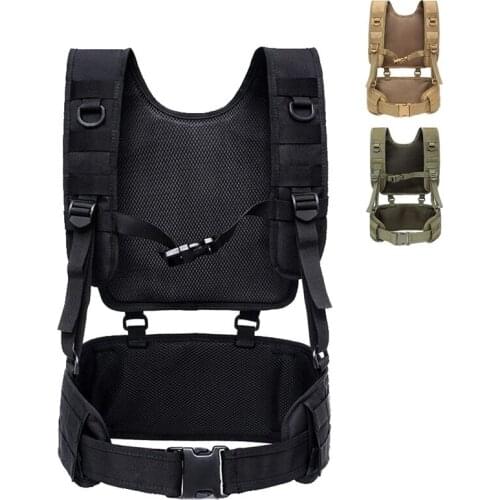 Outdoor Sport Hunting Vest Tactical Chest Rig Bag Military Protection Vest Army Airsoft Hunting Equipment Paintball Combat Vest