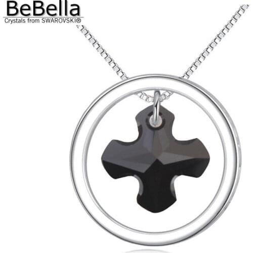 BeBella Trendy Pendant Cross Crystal Necklaces Made With Austrian Crystals from Swarovski for women gift