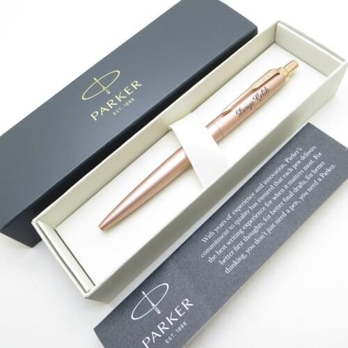 Parker Jotter Metal XL Monochrome Pink Gold Ballpoint Pen | İsme Special Pen | Gift Pen