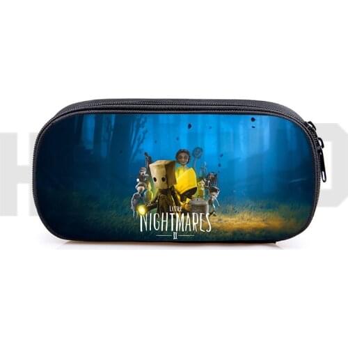 Little Nightmares 2 Pencil Bag Makeup Purse Children School Gift Women Fashion Makeup Bag Girls Pencil Box Ladies Cosmetic Case