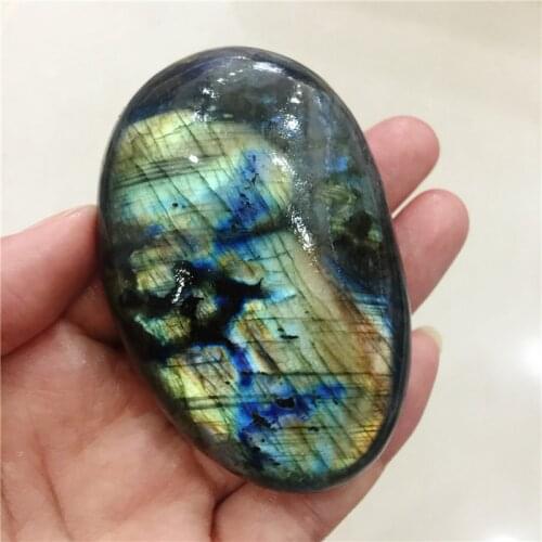 Natural Labradorite Crystal Tumbled Stone minerals Bead Point Natural Reiki Chakra Healing Reiki 1pcs