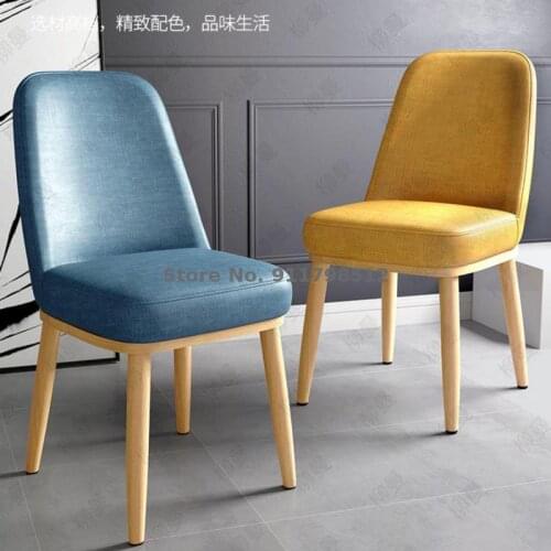 Chair back stool home dining table and chair ins net red makeup chair imitation solid wood restaurant hotel nordic desk chair