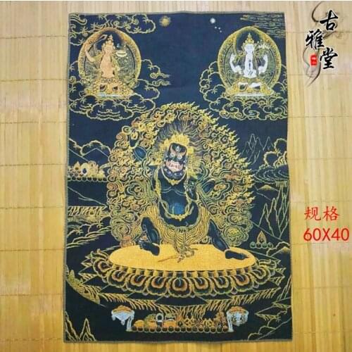 Tibet, Nepal, Dawei De Vajra Thangka, Tibetan modern paintings, Buddhist statues, mysterious and cool, HD murals, town houses