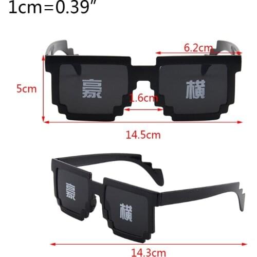 N84E Funny Plastic Glasses Novelty Mini Funny Wearing Accessories Plastic Made Creative Supplies Kids Relieve Boredom