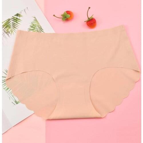 Womens Seamless Panties High Quality Solid Ultra-thin Panties Underwear Womens Sexy Briefs Female Cotton Comfortable Lingerie