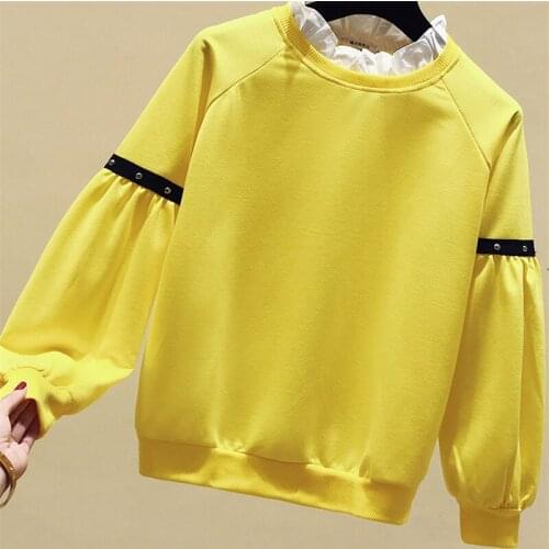 Swearshirts Fashion Wild Women Hoodies Simple Warm Long Sleeve