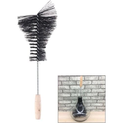 1PCS Glass Bottle Base Cleaning Brush For Shisha Hookahs Water Pipe Scrubbing Brush Cleaning Accessories
