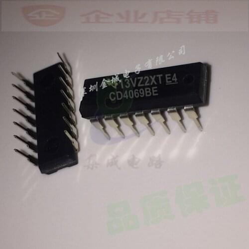 100% New&original CD4069BE DIP14 CD4069UBE