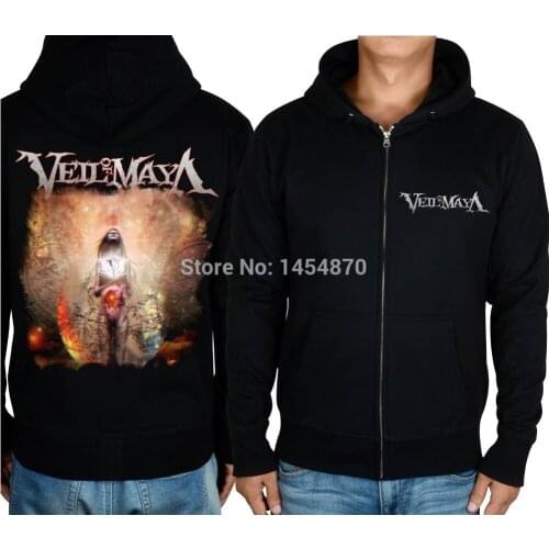 11 styles Zipper Sudadera Veil of Maya Pullover Cotton Rock brand clothing Hoodies jacket punk hardrock sweatshirt chandal