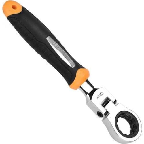 5Pcs Adjustable Ratchet Wrench Set 1/4 3/8 1/2 CR-V Sleeve Adapter Set RTW-5 Ratchet Wrench Set Wrench Spanner Auto Repair Tools