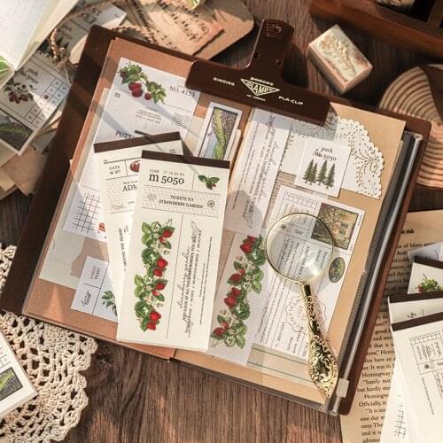 50sheets/lot Memo Pads Sticky Notes Memories of Norman Retro paper Junk Journal Scrapbooking Stickers Office School stationery