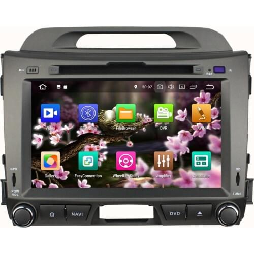 8" 2 Din Android 9.0 Car DVD Player For KIA Sportage 2010-2012 Car Audio 8 Core Car Radio Stereo Car Multimedia Player DSP GPS