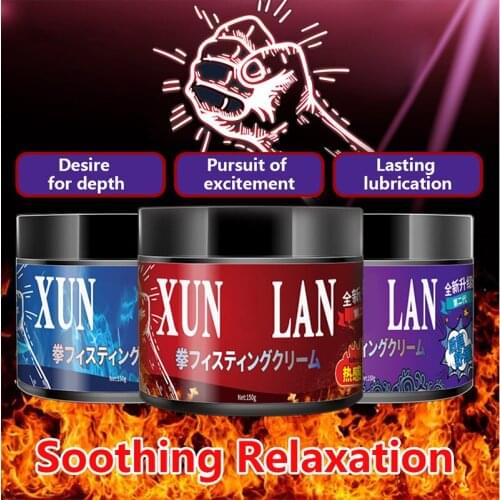 Fist Anal Lubricant Analgesic For Men Women Fisting Lube Anti-Pain Butt Lubrication Cream Easy To Clean Gay Anal Sex Lubricant