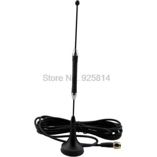 By dhl or ems 50pcs 4G Antenna SMA Omnidirectional 10dbi LTE Aerial 698-960/1700-2700Mhz Magnetic for 4G FDD/TDD Router Modem