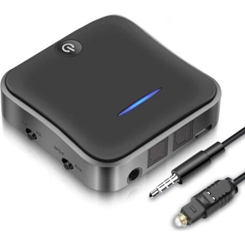 B19 CSR8675 HD Bluetooth 5.0 Audio Transmitter Receiver 3.5mm/SPDIF/Digital Optical Toslink for Car Speaker
