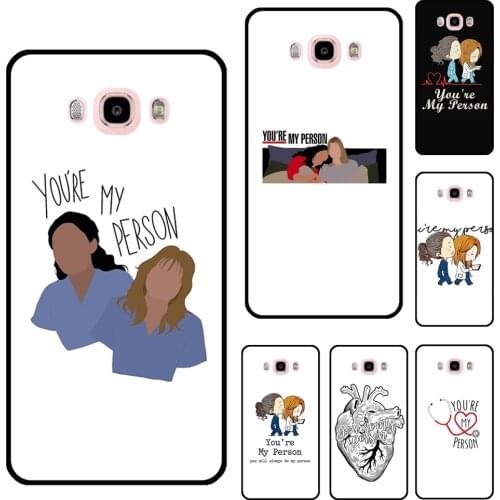 You're My Person Greys Anatomy For Samsung Galaxy J1 J3 J5 J7 2016 2017 A3 A5 J4 J6 A7 A9 A6 A8 Plus J8 J2 Core 2018 Case