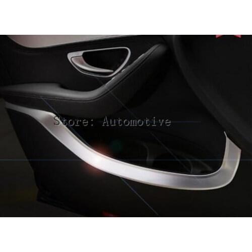 For Mercedes Benz GLC Class X205 220 260 300 2015 2016 Car Interior Door Decoration Moulding Trim Accessories Car Styling 4pcs