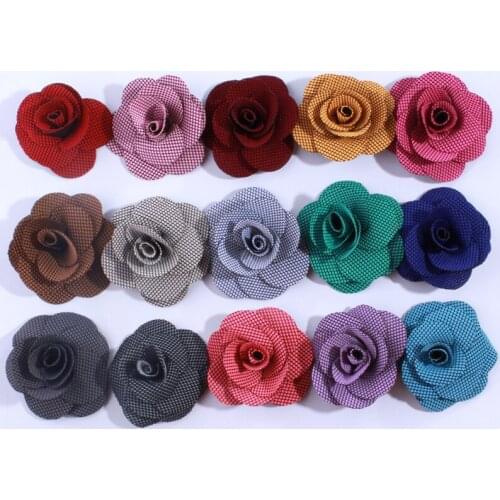 120PCS 5.5CM Fashion Rose Fake Flowers For Wedding Decoration Artificial Flowers For Home Party Decoration