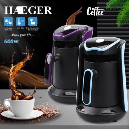 600W Coffee Maker Home Heating Coffee Cup New Turkish Coffee Pot Portable Office Coffee And Tea Maker 800ML
