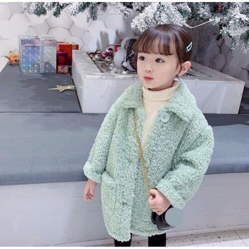 Girl Jacket Thick Warm Fleece Toddler Kids Clothes Winter Children Jacket for Baby Girls Outerwear Coat