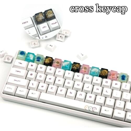 Resin Keycap Pink Key Cap Mechanical Gaming Keyboard KeyCaps for Cherry MX Keyboard ESC R4 gift keycap