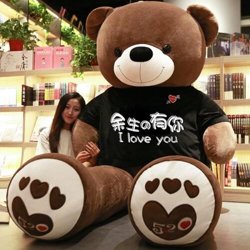 Cute Soft Large Plush Toys Dolls Cartoon Pillow Bear Animals Stuffed Toy Dolls Kids Birthday Gifts Valentine Gifts Creative BC50
