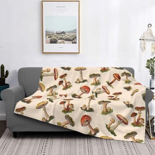 Mushrooms Throw Blanket Blankets Bed Decorative Bed Cover 140 Bedspreads For Beds Plaids And Bedspreads 200X220 Brand Towel