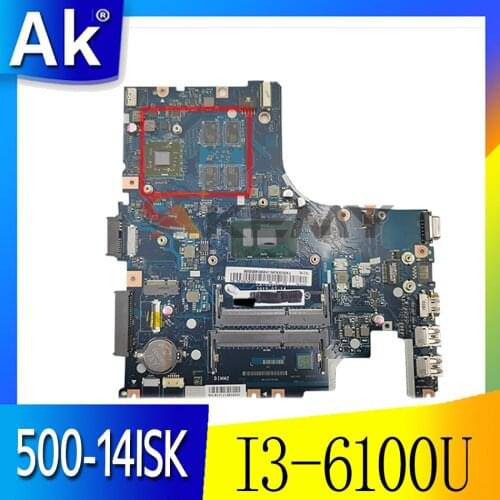 Applicable to 500-14ISK Computer Motherboard I3-6100U VGA(2G) Number LA-C851P FRU 5B20K34550 5B20K34552 5B20K34561 5B20K34569