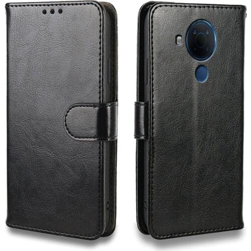 Luxury Case For Nokia 1.4 1.3 2.4 3.4 5.3 5.4 2.2 2.3 3.2 4.2 6.2 7.2 Case Flip leather Wallet Card Slot silicone Cover Phone