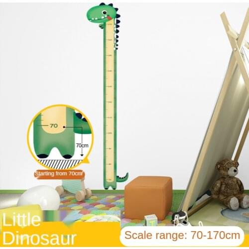 3D Childrens Height Measuring Sticker Removable Cartoon Measuring Table Giraffe Height Ruler Home Decoration Sticker