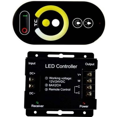 [Seven Neon]Free DHL shipping 6keys 6A*3channels 12V 18A 216W LED RGB/duplex color/single color Strip RF touch remote controller