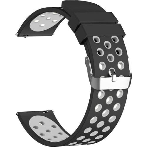 Silicone Watchband for Samsung Galaxy Watch3 (45mm men)22mm strap