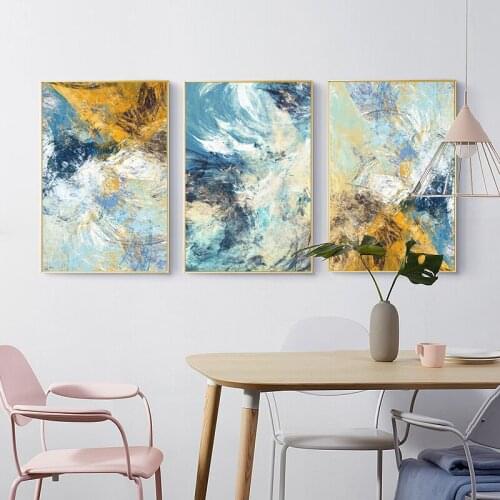 Nordic Colorful Abstract Sky Landscape Wall Art Canvas Posters And Prints Modern Paintings Home Living Room Decoration Pictures