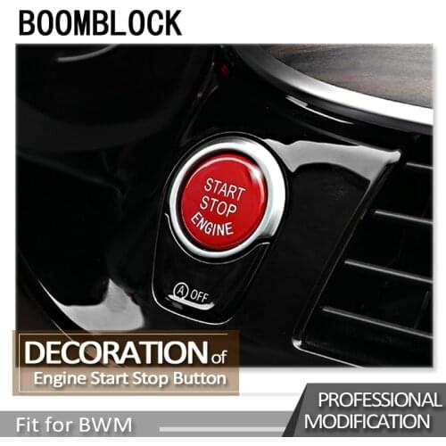 Car Styling Start Stop Ignition Knobs Covers For BMW F30 G30 F10 E90 E60 X5 E70 F15 E F G Chassis X1 X3 X4 X6 E84 E83 F32 F25