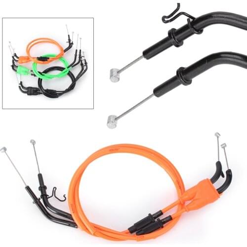 ZX-10R Motorcycle Throttle Cables Accelerator Lines Steel Wires 2Pcs For Kawasaki Ninja ZX10R 2016 2017