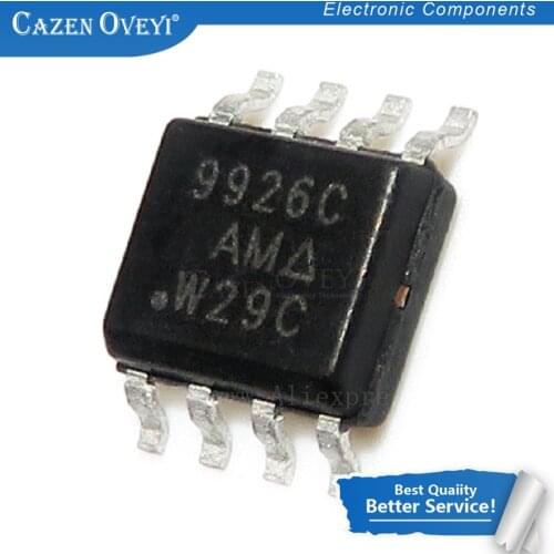 10pcs/lot SI9926 FDS9926A AP9926GM ME9926A CEM9926A AP9926 9926A 9926 SOP-8 In Stock