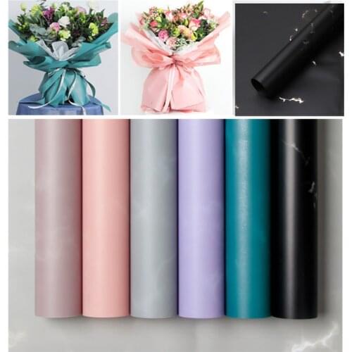 10pc Marbling Craft Paper Originality Wrapping Flower Waterproof Paper Floral Paper Packaging Gift Wrap Florist Gemstone Style