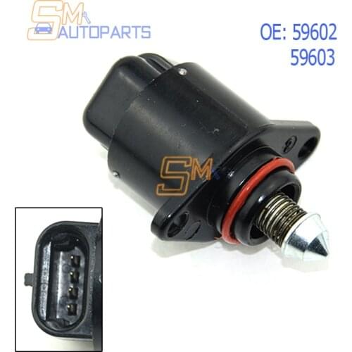 59602 AC167 Idle Air Control Valve for Chevrolet Aveo Daewoo Kalos Lanos Nubira 17059602 93744675