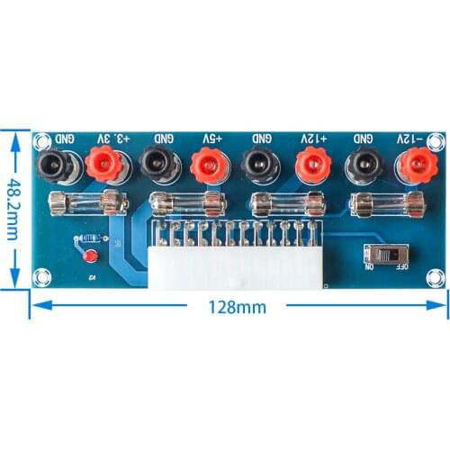XH-M229 Desktop PC Chassis Power ATX Transfer to Adapter Board Power Supply Circuit Outlet Module Output Terminal 24 pins