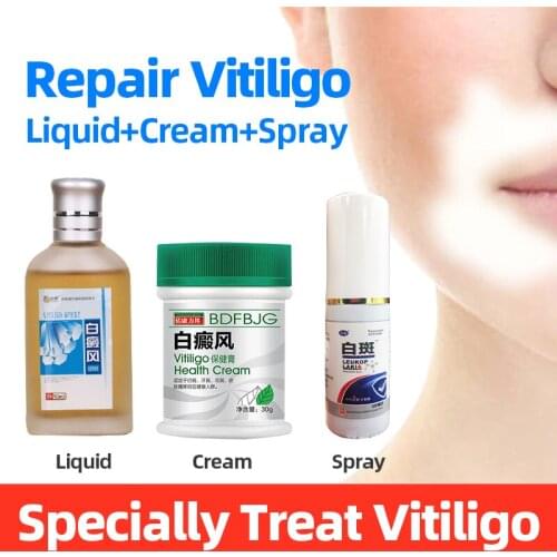 Vitiligo Antibacterial liniment Back And Waist Leukoplakia Disease Treatment Liquid Promoting Skin Melanin Repair Ointment